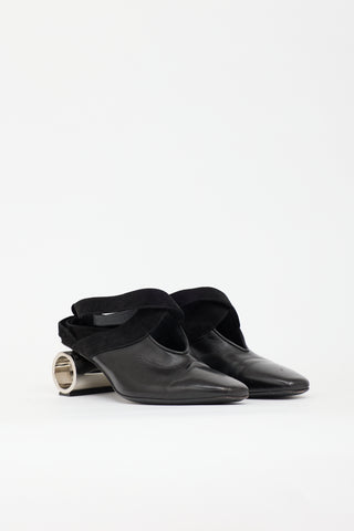 JW Anderson Leather Cylinder Ballet Mule
