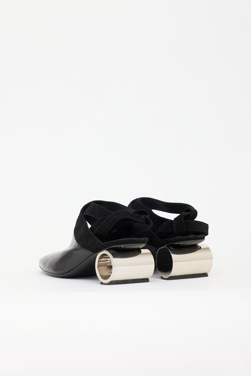 JW Anderson Leather Cylinder Ballet Mule