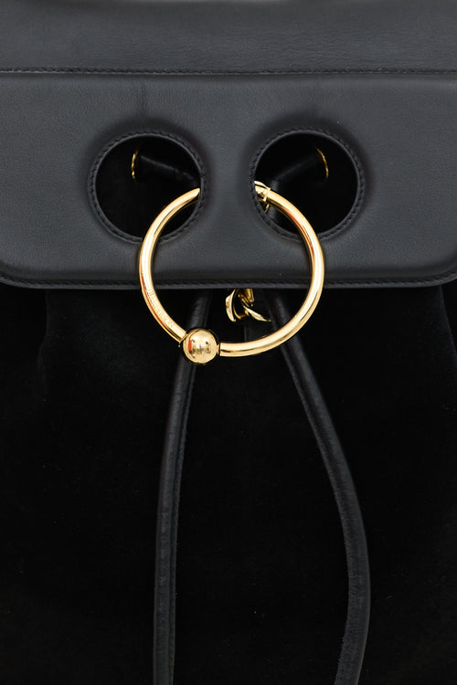 JW Anderson Leather & Suede Pierce Backpack