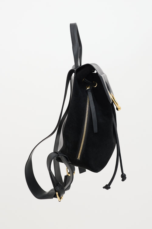 JW Anderson Leather & Suede Pierce Backpack