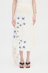 JW Anderson Linen Asymmetrical Skirt