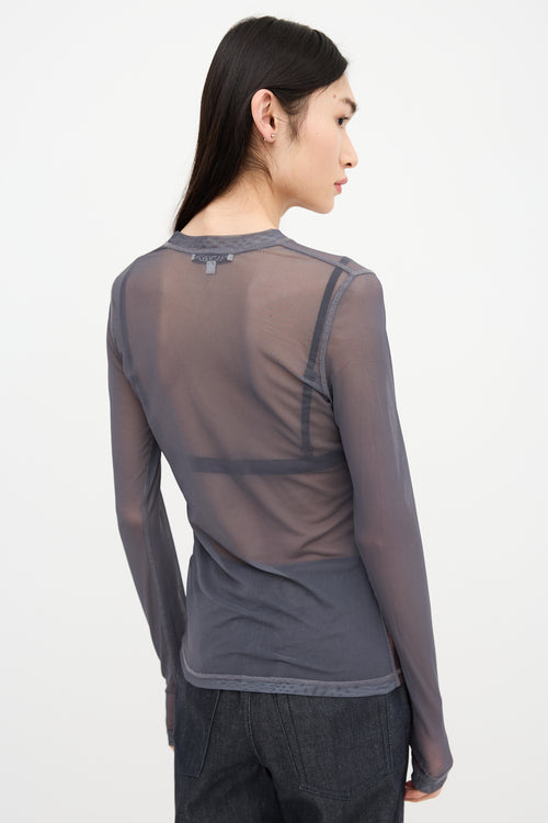 JW Anderson Mesh Profile Stud Top