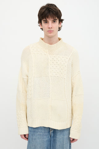 JW Anderson Mixed Knit Sweater