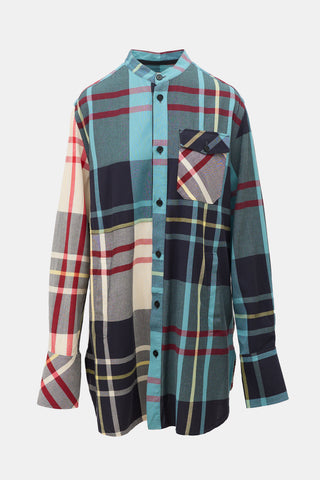 JW Anderson Plaid Shirt Dress