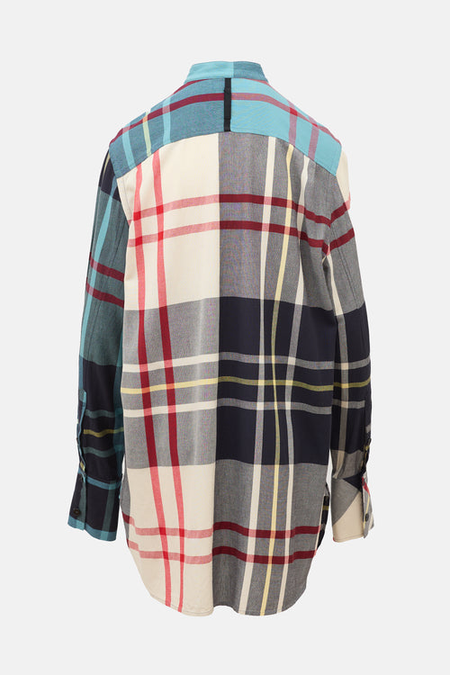 JW Anderson Plaid Shirt Dress