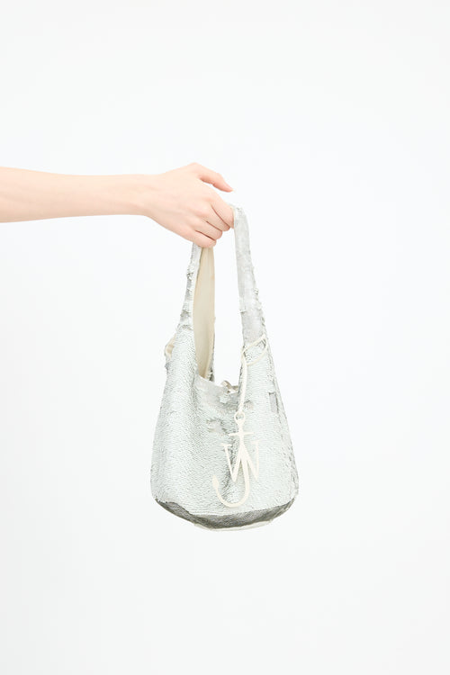 JW Anderson Sequin Shopper Tote Bag