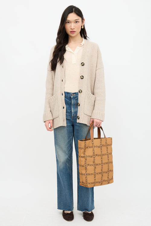 JW Anderson Shopper Logo Tote Bag