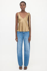 JW Anderson Silk Satin Tank Top