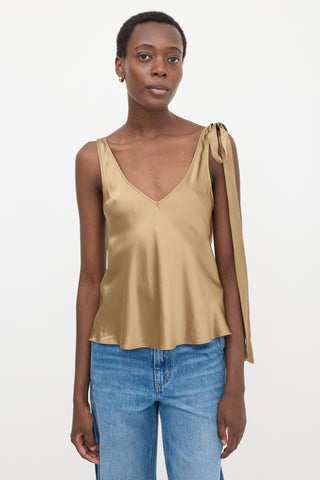 JW Anderson Silk Satin Tank Top