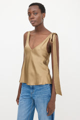 JW Anderson Silk Satin Tank Top