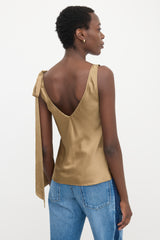 JW Anderson Silk Satin Tank Top