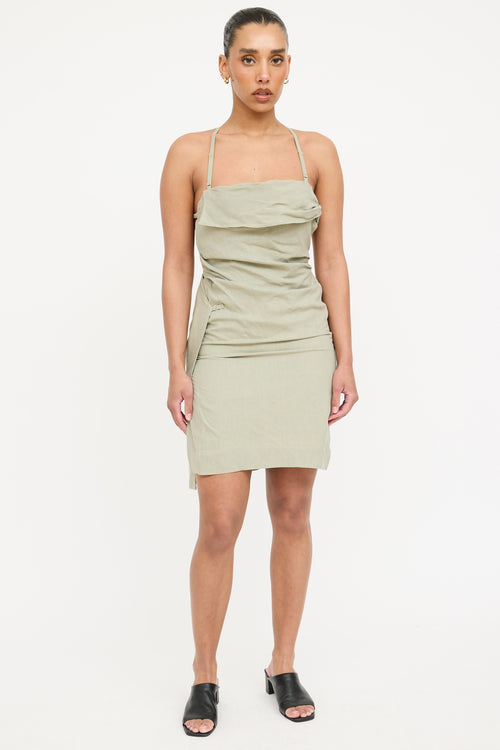 Jacquemus SS 2021 Linen Layered Dress