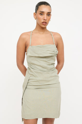 Jacquemus SS 2021 Linen Layered Dress