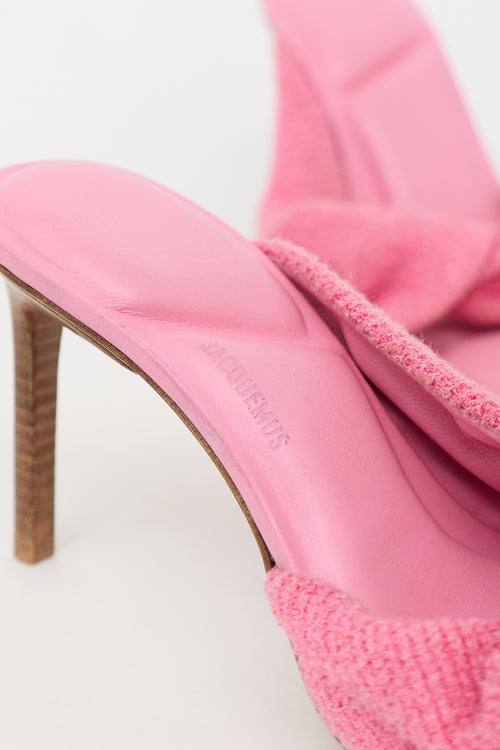 Jacquemus Bagnu Twisted Terry Mule