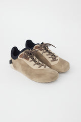 Jacquemus Beige & Brown Suede Esca Sneaker