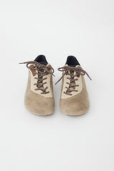 Jacquemus Beige & Brown Suede Esca Sneaker