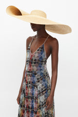 Jacquemus Beige Le Raphia Le Chapeau Bomba Hat