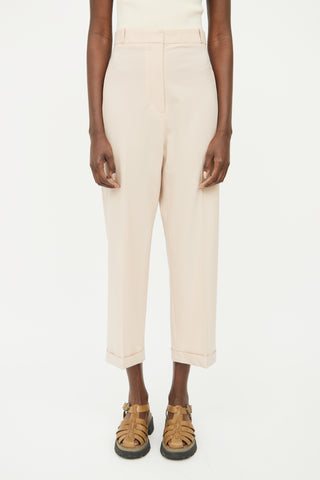 Jacquemus Brown Cuffed Pant