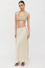 Jacquemus Linen Le Haut Cuscinu Bra