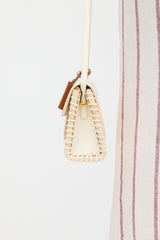 Jacquemus Beige & White Le Bambino Osier Wicker Bag