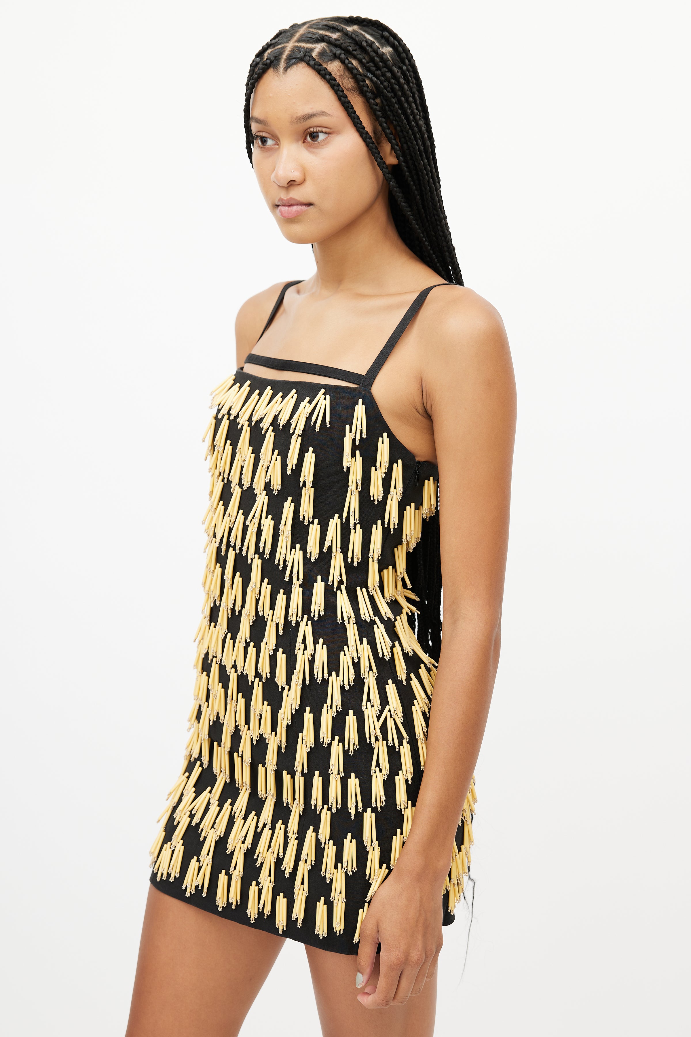jacquemus beaded dress NOVA OCTO | Valoria Mini Fringed Dress - Jacquemus
