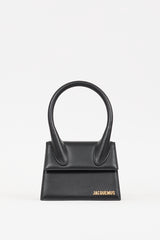Jacquemus Black Leather Medium Le Chiquito Bag