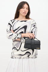 Jacquemus Black Leather Le Grand Bambino Bag