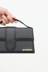 Jacquemus Black Leather Le Grand Bambino Bag