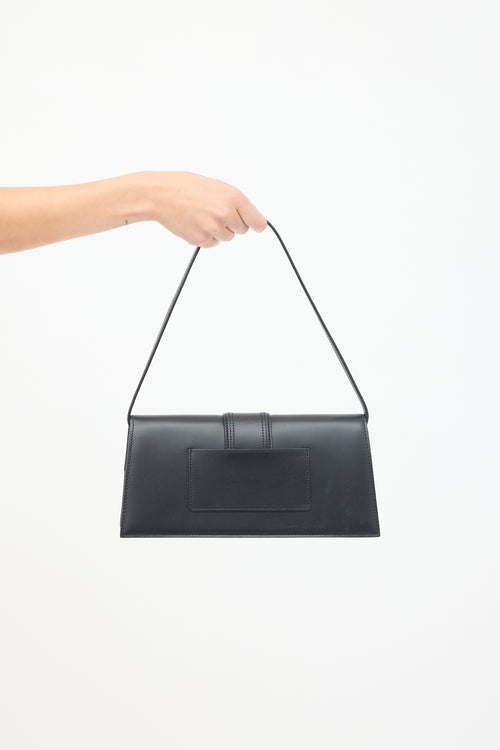 Jacquemus Black Leather Le Bambino Long Shoulder Bag