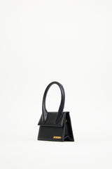 Jacquemus Black Leather Medium Le Chiquito Bag