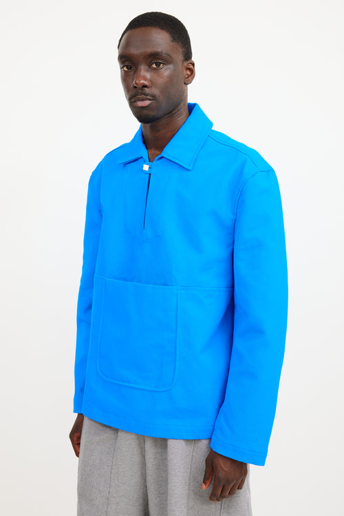Jacquemus Blue & Silver Le Splash Jacket