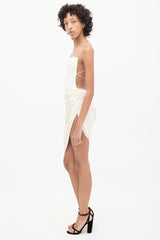 Jacquemus Cream La Robe Saudade Dress