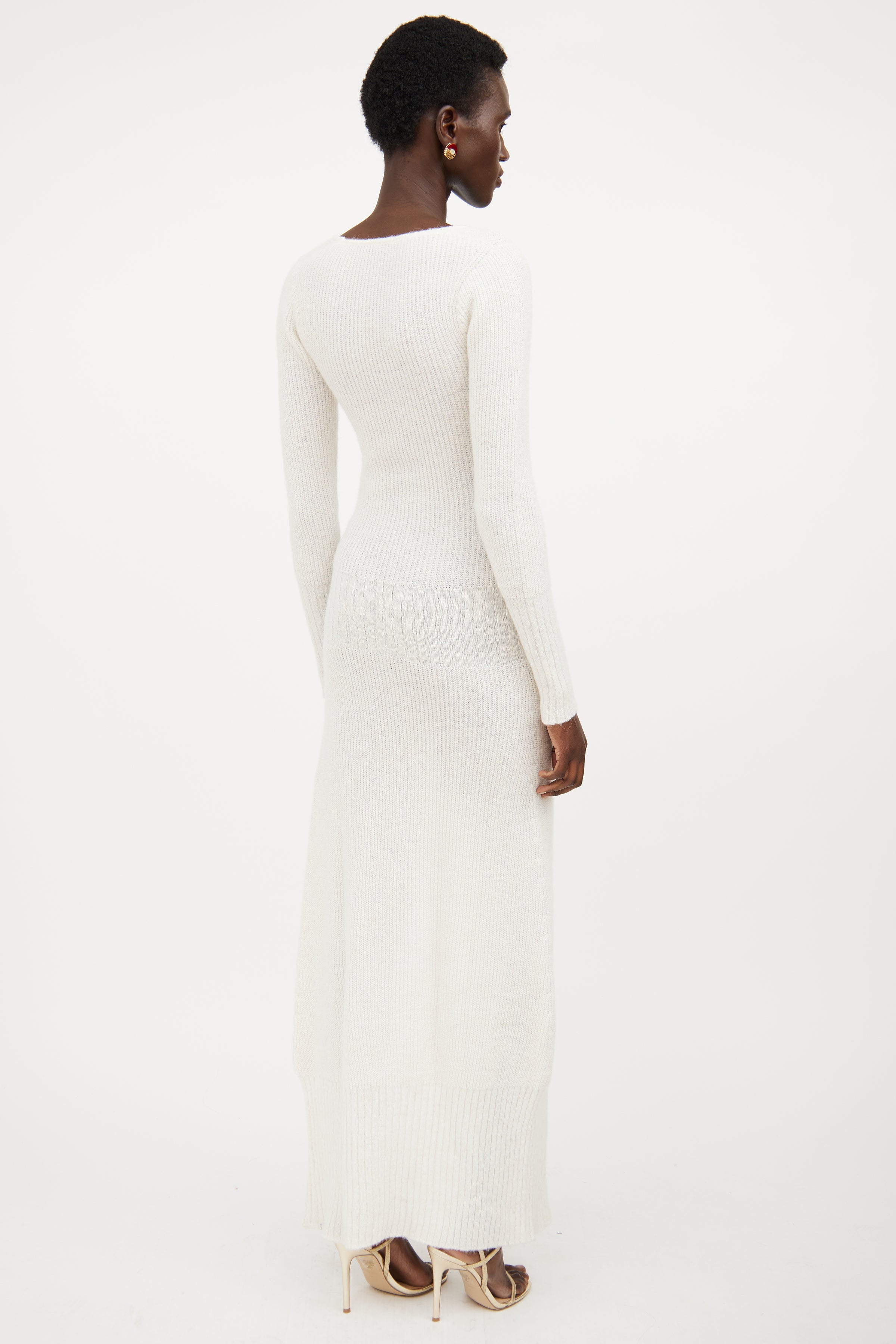 Jacquemus // Ribbed Knit Sweater Dress VSP Consignment Jacquemus // Ribbed Knit Sweater Dress VSP Consignment