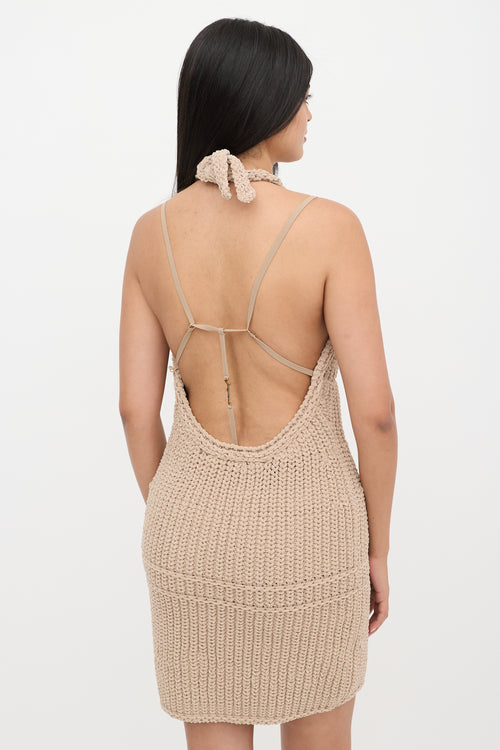 Jacquemus Crochet Mini Dress