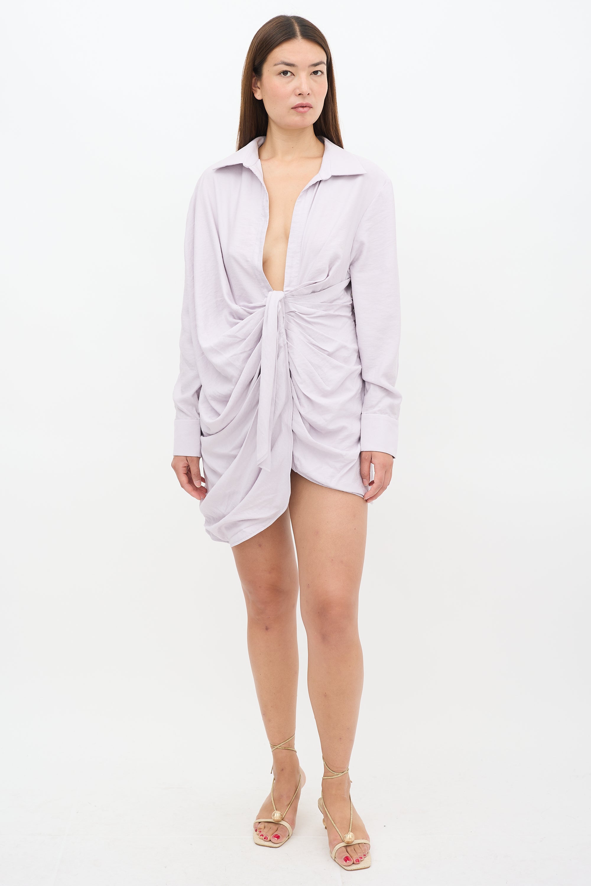 jacquemus purple dress Le T-shirt Espelho - Purple