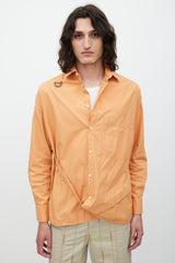 Jacquemus FW 2021 La Montagne Orange Cotton Shirt