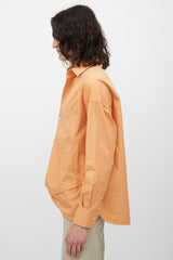 Jacquemus FW 2021 La Montagne Orange Cotton Shirt