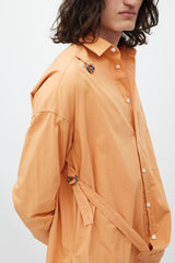 Jacquemus FW 2021 La Montagne Orange Cotton Shirt