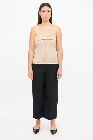 Jacquemus FW 2022 Lucca Ribbed Tube Top