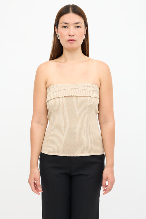 Jacquemus FW 2022 Lucca Ribbed Tube Top