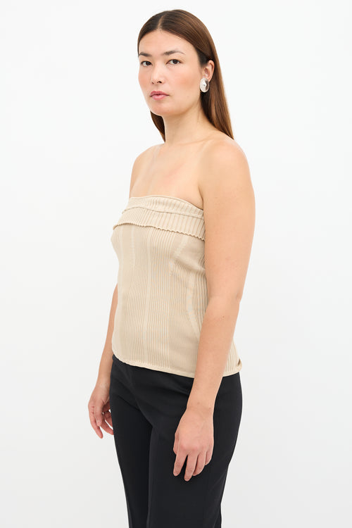 Jacquemus FW 2022 Lucca Ribbed Tube Top