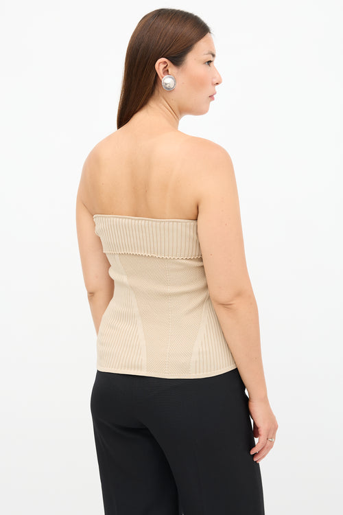 Jacquemus FW 2022 Lucca Ribbed Tube Top