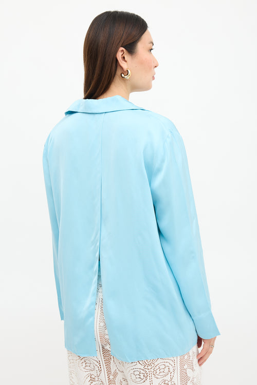 Jacquemus FW 2021 Satin Open Front Shirt