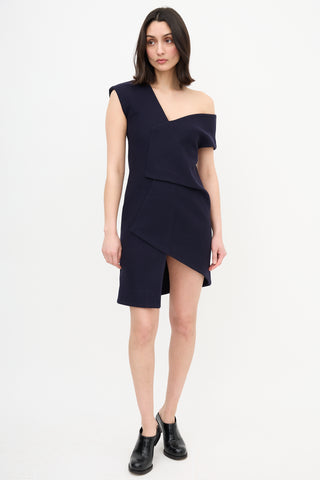 Jacquemus Fall 2015 Wool Asymmetrical Dress