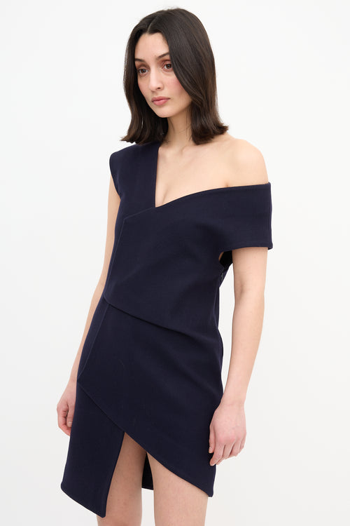 Jacquemus Fall 2015 Wool Asymmetrical Dress