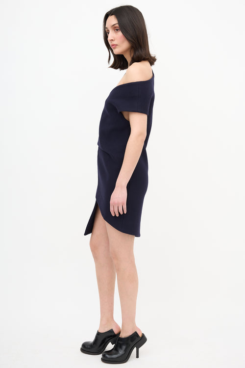 Jacquemus // Fall 2015 Wool Asymmetrical Dress – VSP Consignment