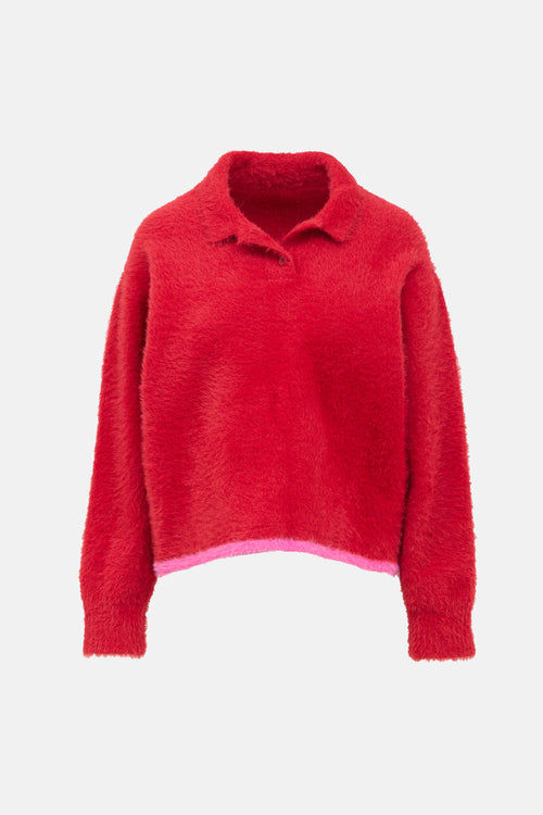 Jacquemus Fluffy Polo Sweater