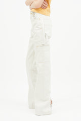 Jacquemus Grey Contrast Stitch Carpenter Trouser