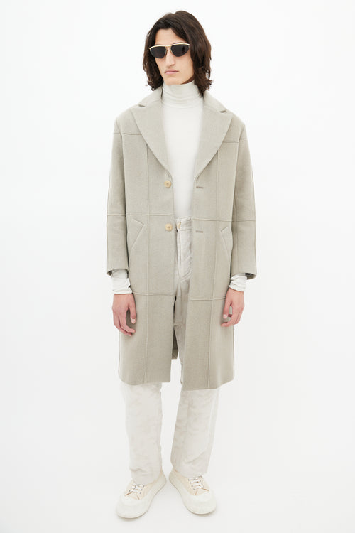 Jacquemus Grey L'Annee 97 Wool Coat