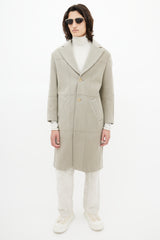 Jacquemus Grey L'Annee 97 Wool Coat